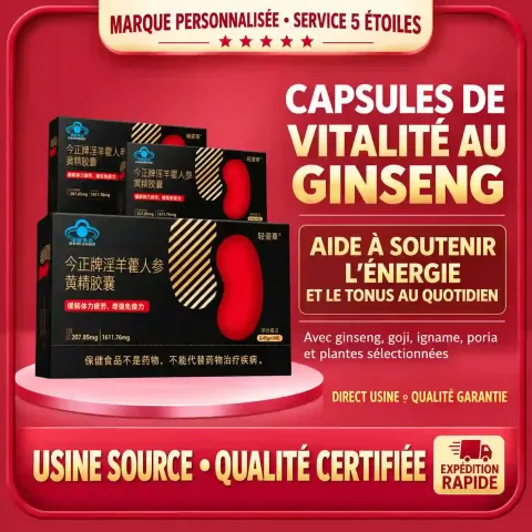 🌿 Capsules de vitalité aux plantes